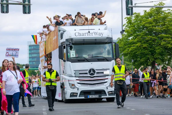 Berlin Berlin Germany 2022 Cristopher Street Day Parade Csd Annual — Photo