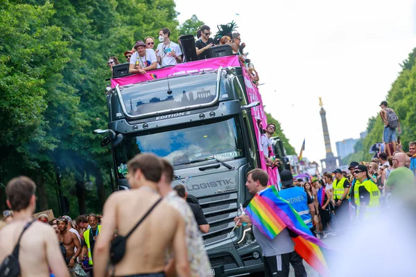 Berlin Berlin Germany 2022 Cristopher Street Day Parade Csd Annual — Stok fotoğraf
