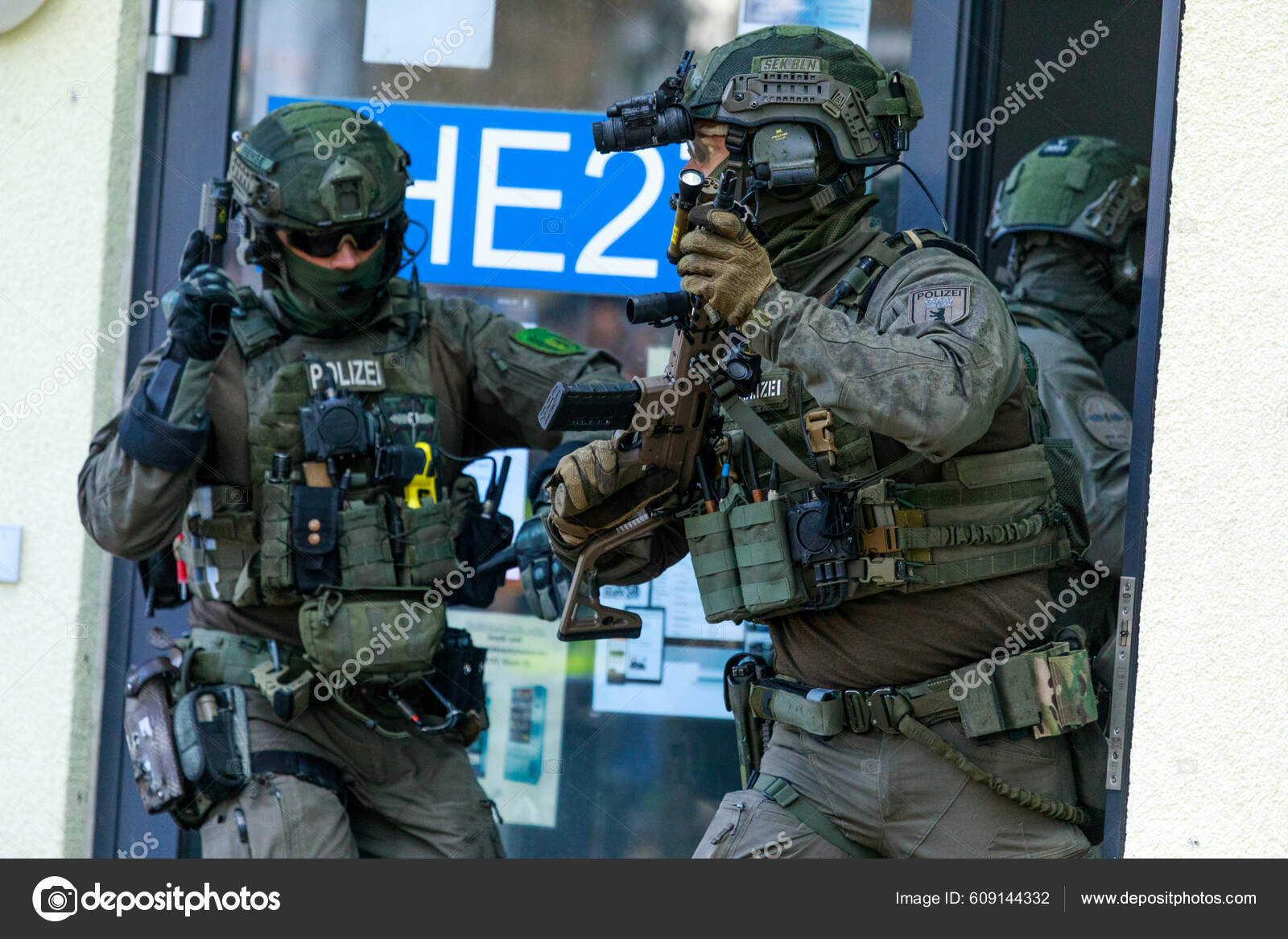 Berlin Germany September 2022 German Police Tactical Units German
