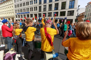 Berlin / Almanya - 23 Eylül 2022: Berlin 'de Gelecek İçin Cuma Gösterileri.