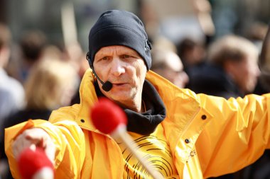 Berlin / Almanya - 23 Eylül 2022: Berlin 'de Gelecek İçin Cuma Gösterileri.