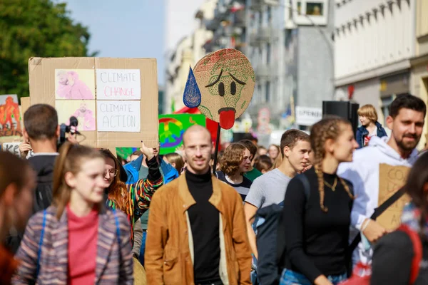 Berlin Germany Вересня 2022 Fridays Future Демонстрація Берліні — стокове фото