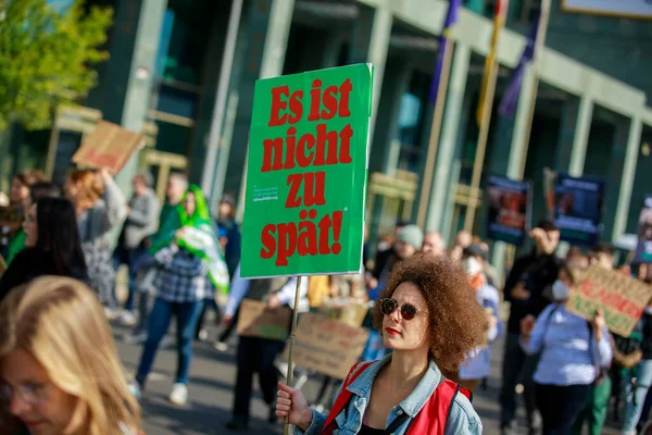 Berlin Németország 2022 Szeptember Péntek Jövő Berlini Demonstrációjához Jogdíjmentes Stock Fotók