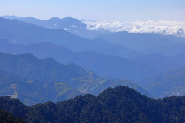 Schöne Aussicht Auf Die Berglandschaft Hehuanshan National Forest Recreation Area — Stockfoto