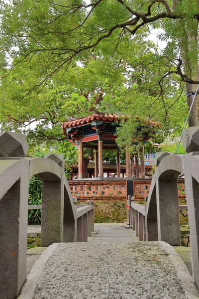 Лін Сімейний Сад Елегантним Особняком Класичними Китайськими Садовими Архітектурами Районі — стокове фото