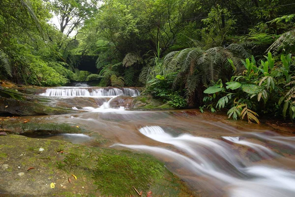 Youkeng Falls Uma Cachoeira Localizada Distrito Pingxi Nova Cidade Taipei — Fotografia de Stock