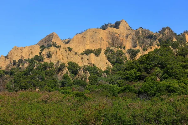 Huoyanshan Natuurreservaat Prachtig Landschap Bij Miaoli Sanyi Taiwan — Stockfoto