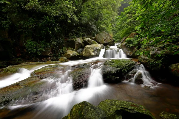 Natural Qingshan Falls Trail Con Boulder Scramble Intorno Alla Zona — Foto Stock