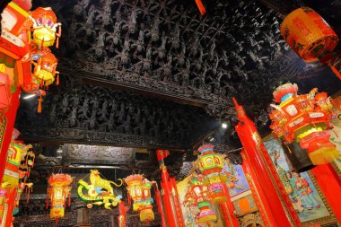 The Dajia Jenn Lann Temple, a temple to the Chinese sea goddess Mazu at Dajia District of Taichung, Taiwan
