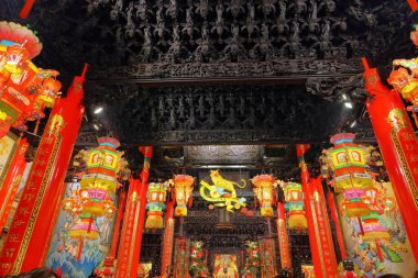 The Dajia Jenn Lann Temple, a temple to the Chinese sea goddess Mazu at Dajia District of Taichung, Taiwan