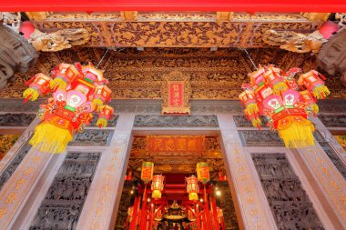 The Dajia Jenn Lann Temple, a temple to the Chinese sea goddess Mazu at Dajia District of Taichung, Taiwan