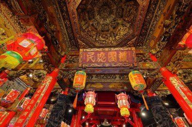 The Dajia Jenn Lann Temple, a temple to the Chinese sea goddess Mazu at Dajia District of Taichung, Taiwan