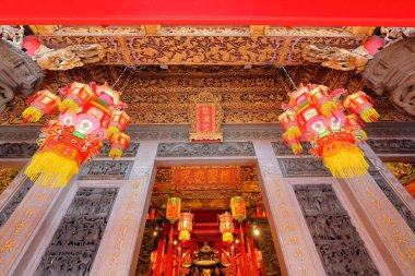 The Dajia Jenn Lann Temple, a temple to the Chinese sea goddess Mazu at Dajia District of Taichung, Taiwan