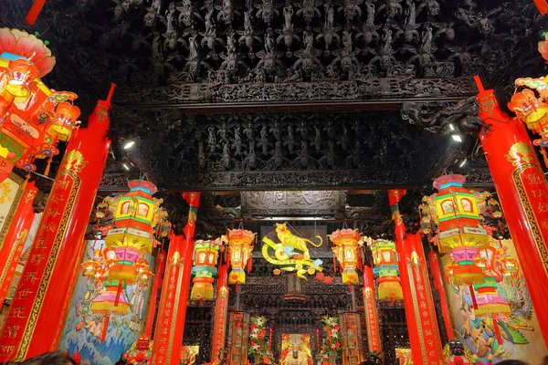 Templo Dajia Jenn Lann Templo Diosa China Del Mar Mazu — Foto de Stock