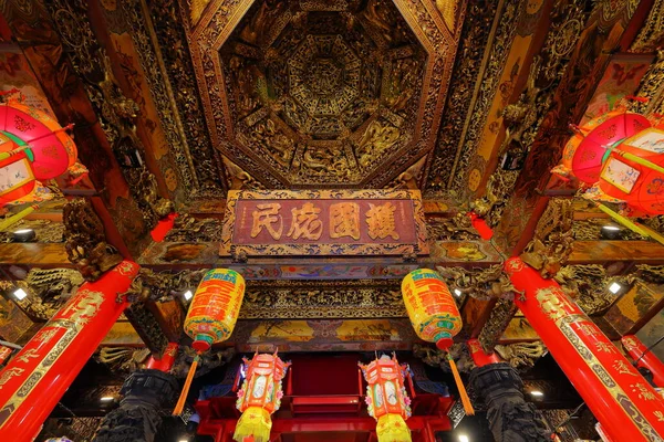 Dajia Jenn Lann Temple Temple Chinese Sea Goddess Mazu Dajia — Fotografia de Stock