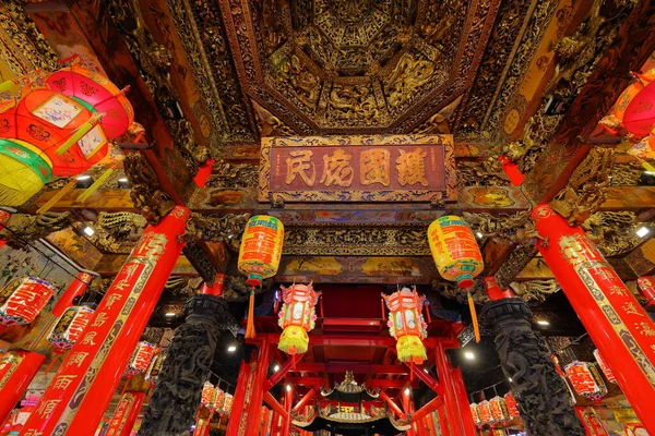 Dajia Jenn Lann Temple Temple Chinese Sea Goddess Mazu Dajia — Stockfoto