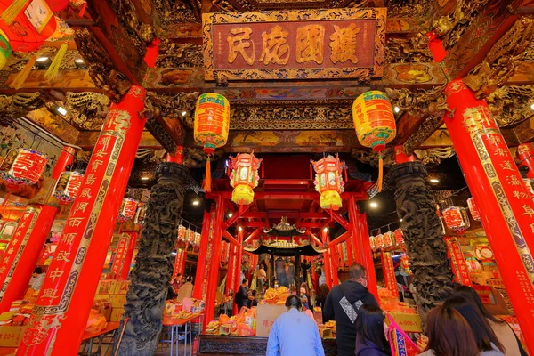Dajia Jenn Lann Temple Temple Chinese Sea Goddess Mazu Dajia — Stock Photo, Image