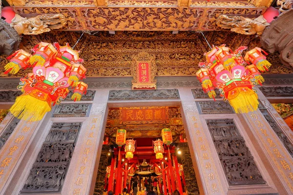 The Dajia Jenn Lann Temple, a temple to the Chinese sea goddess Mazu at Dajia District of Taichung, Taiwan