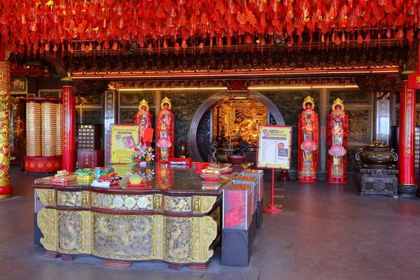 Hongludi Nanshan Fude Temple Templo Budista Decorativo Topo Uma Colina — Fotografia de Stock