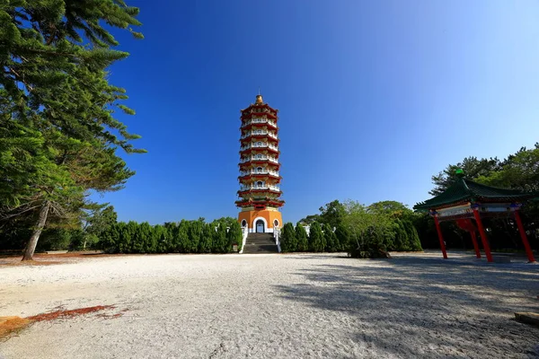 Pagoda Sun Moon Lake National Scenic Area Yuchi Township Nantou — Fotografia de Stock