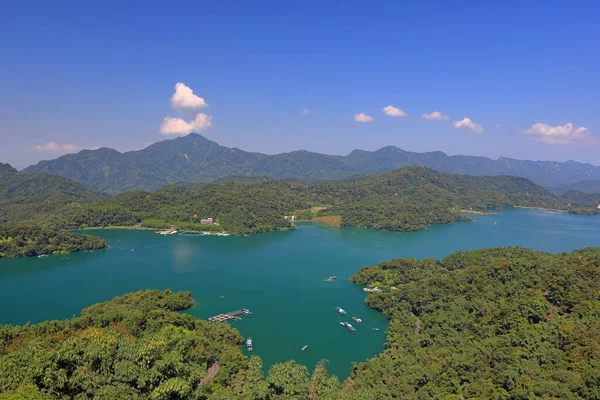 台湾南头县玉池镇新月湖国家风景区 — 图库照片