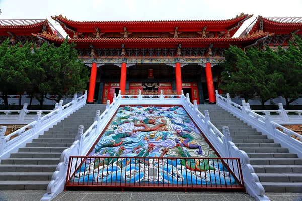 Wenwu Temple Located Sun Moon Lake National Scenic Area Yuchi — Stock Photo, Image