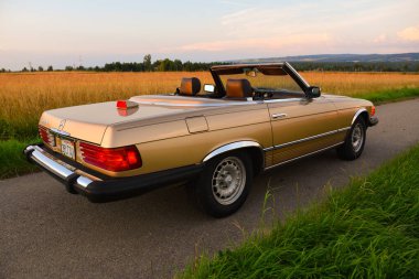 Mercedes Benz R107 380 SL Almanya gazileri süper arabalar