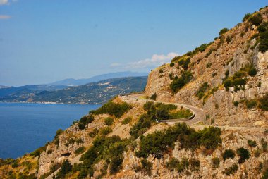 İtalyan Campania 'daki Matera Sahili manzarası
