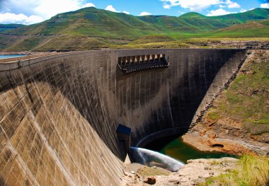 Lesotho Highlands Su Projesi Güney Afrika 'daki Katse Barajı