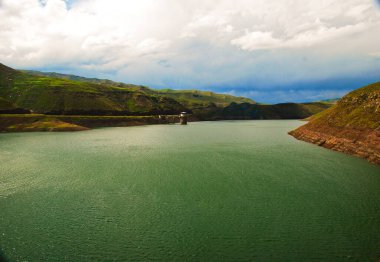 Katse Barajı Güney Afrika 'daki Lesotho Highlands Su Projesi.