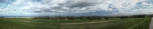 Panorama Agricultural Landscape Northern Germany — стоковое фото