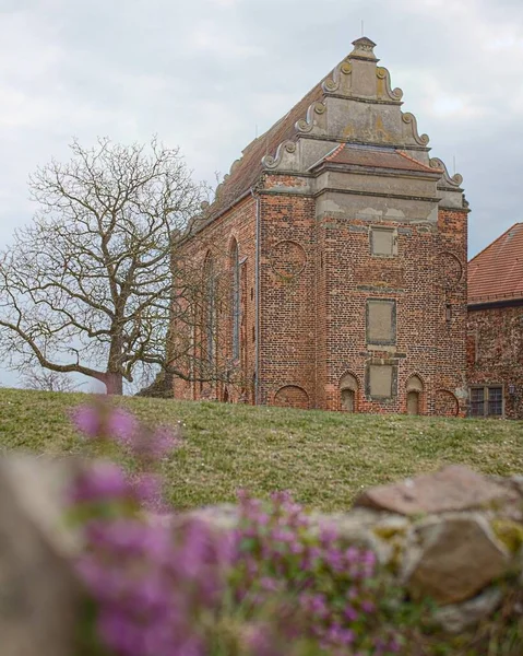 Almanya Wolmirstedt Teki Tarihi Şato Kilisesi — Stok fotoğraf