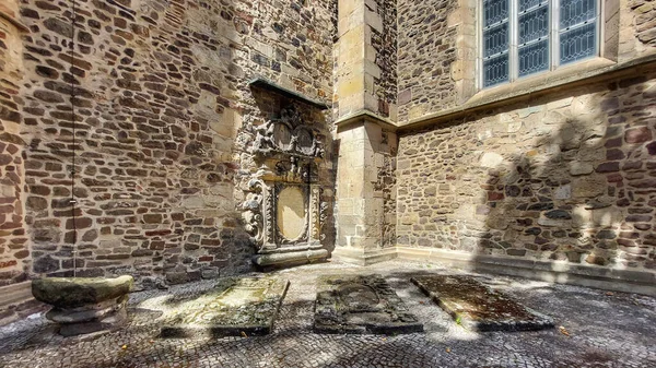 Medieval Tombs Church Sebastian Magdeburg Germany - Stock-foto