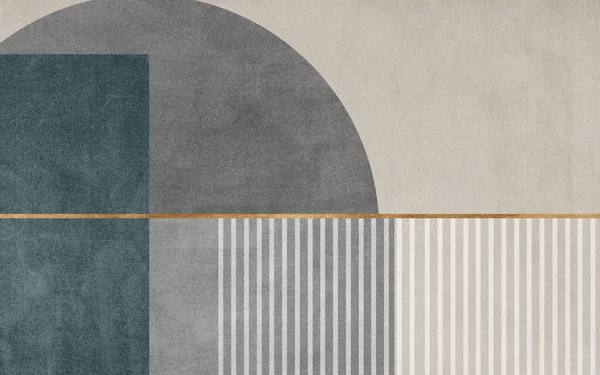 Soyut sanat geometrik kalıpları, modern moda tasarımının arka planı