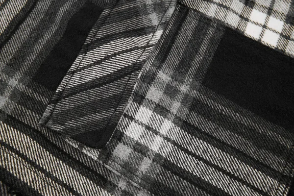 Британский Шерстяной Твид Пальто Крупным Планом Дорогостоящая Мужская Ткань Текстура — стоковое фото
