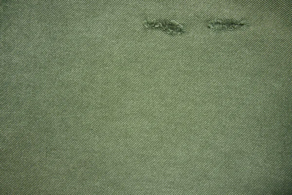Camisa Jeans Verde Isolada Fundo Branco Close Denim Jacket Bolso — Fotografia de Stock