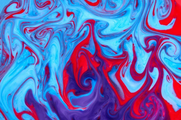 Абстрактный Цвет Фона Экзопланетный Космический Морской Узор Пятна Краски Мраморный — стоковое фото