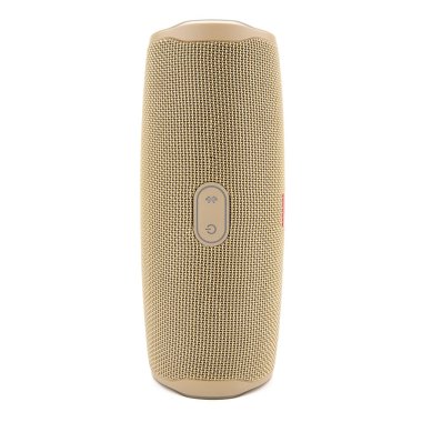 07.11.2021 Ukraine, Dnipropetrovsk. JBL Sound column. Battery powered speaker. On a white background. Wireless portable audio speaker bluetooth on a white background