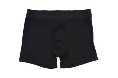 Boksörler. Beyaz arka planda erkek donu boksörleri var. Erkek iç çamaşırı..