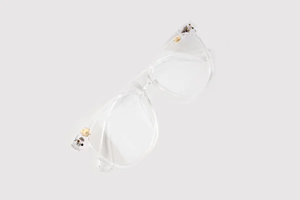 Eye Glass White Background Transparent Frame Glasses Glasses Sight — Stock Photo, Image