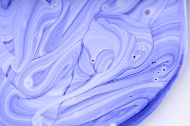Soyut boya renk arkaplanı. Dış gezegen kozmik deniz deseni, boya lekeleri. Marbleize etkisi. Soyut kıvrımlı boya efektli bir arka plan. Sıvı akrilik, akışkan ve sıçramalı bir resim. Karışık