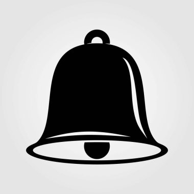 Bell isolated on white background. Vector illustration 