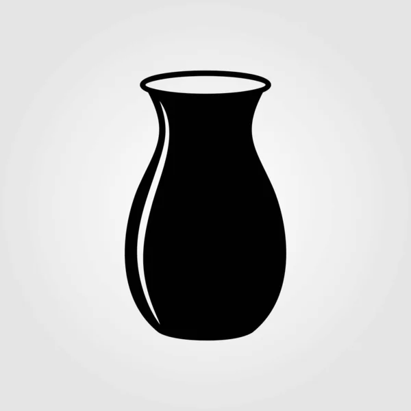 Jug Icon Isolated White Background Vector Illustration — Archivo Imágenes Vectoriales