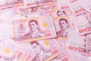 Tayland 100 Baht banknotları (yeni tasarım 2018 yılında yayınlandı)