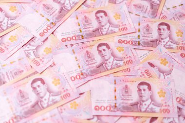 Tayland 100 Baht banknotları (yeni tasarım 2018 yılında yayınlandı)