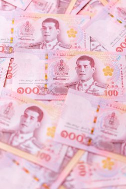 Tayland 100 Baht banknotları (yeni tasarım 2018 yılında yayınlandı)