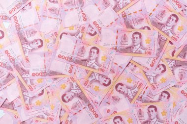 Tayland 100 Baht banknotları (yeni tasarım 2018 yılında yayınlandı)