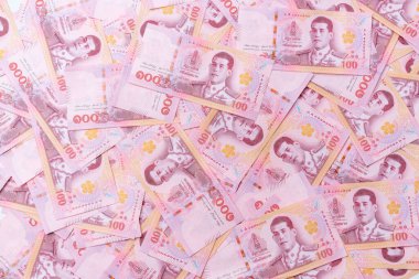 Tayland 100 Baht banknotları (yeni tasarım 2018 yılında yayınlandı)