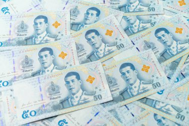 Tayland 50 Baht banknotları (yeni tasarım 2018 yılında yayınlandı)