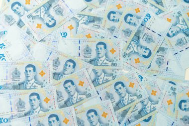 Tayland 50 Baht banknotları (yeni tasarım 2018 yılında yayınlandı)